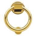 Baldwin Ring Door Knocker in Yellow | 5.5 H x 4.25 W in | Wayfair 0195.003