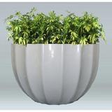 Allied Molded Products Miami Composite Pot Planter Composite in Blue/White | 36 H x 60 W x 60 D in | Wayfair 1SU-6036-PD-38