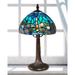 Astoria Grand Rooney Classic Dragonfly 13.75" Table Lamp Metal in Gray/Yellow | 13.75 H x 8.25 W x 8.25 D in | Wayfair