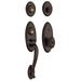 Baldwin Landon Complete Inactive Landon Dummy Handleset w/ Knob & Rosette 16.6 H x 9.2 W x 4.1 D in brown in Venetian Bronze | Wayfair