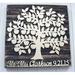 aMonogram Art Unlimited Personalized Wedding Apple Tree Guest Book Wood in Brown | 36 H x 36 W x 2 D in | Wayfair 95131-1-32