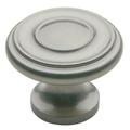 Baldwin Dominion 1 1/4" Diameter Mushroom Knob Metal in Gray | Wayfair 4491.150.BIN