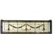 Astoria Grand Garland Swag Stained Glass Window in Brown/Green | 8 H x 31.5 W x 0.7874 D in | Wayfair 2CEDE175C4E74EEBB4B48496D4BC5B08