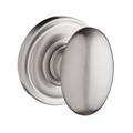 Baldwin Double Dummy Door Knob w/ Traditional Round Rose in Gray | 2.56 H x 2.56 W x 3.6 D in | Wayfair 9BR3510-060