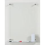 Audio-Visual Direct Wall Mounted Glass Board Glass in White | 24 H x 1 D in | Wayfair GB6090-NCAT