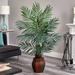 Bayou Breeze 47.5"Artificial Palm Tree in Planter Silk/Wood/Plastic in Brown | 60 H x 35 W x 35 D in | Wayfair BBZE2711 40419897