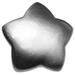Big Sky Hardware 1 1/4" Star Novelty Knob Metal in Gray | 1.25 H x 1.25 W x 1 D in | Wayfair 683316