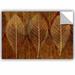 Winston Porter Leaf Gold 4 Removable Wall Decal Vinyl in White | 24 H x 36 W in | Wayfair BNRS2904 37104861