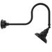 Longshore Tides Adesh LED Outdoor Barn Light Metal in Black | 24.75 H x 8 W x 35 D in | Wayfair 1F1D9B814AE84DC5961AFB508EDF2D73