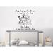 Decal House Classic Winnie the Pooh Wall Decal Vinyl, Stainless Steel in Black | 22 H x 22 W in | Wayfair NL145-Black