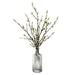 Gracie Oaks Pussy Willow Flowering Branch in Jar Silk/Glass | 40 H x 26 W x 16 D in | Wayfair E95123046C8941A5880E0FC5BAF5A0CB