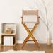 Casual Home Folding Director Chair w/ Canvas Solid Wood in Brown | 45.5 H x 23 W x 19 D in | Wayfair CHFL1215 33418058