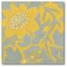 Courtside Market Buttercup Botanical IV Graphic Art on Wrapped Canvas in Gray/Yellow | 16 H x 16 W x 1.5 D in | Wayfair WEB-YG119