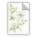 Charlton Home® Reinhard Floral Delight V Removable Wall Decal Vinyl in Green/White | 16 H x 24 W in | Wayfair 85E65D6A5E8B4FCF89AE81F8A9DC9957