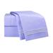 Clara Clark Setaluna Premier Sheet Set Microfiber/Polyester/Silk/Satin in Indigo | Full | Wayfair wafair_satlun_sht_full-lavend