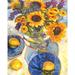 Courtside Market Sunflower & Lemons Canvas Print Wood/Canvas in Brown | 20 H x 16 W x 1.5 D in | Wayfair WEB-SG255