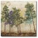 Courtside Market 'Arbor Discourse II' Painting Print on Wrapped Canvas in Green | 16 H x 16 W x 1.5 D in | Wayfair WEB-CE137