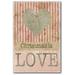 Courtside Market "Christmas Love" Graphic Art on Wrapped Canvas Canvas, Wood in Gray/Pink/Red | 18 H x 12 W x 1.5 D in | Wayfair WEB-CHJ176