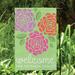 CPS Lovely Flowers Personalized Polyester 17 x 14 in. Garden Flag in Green/Pink | 17 H x 14 W in | Wayfair 59141