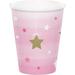 Creative Converting One Little Star Paper Disposable Cup in Pink | Wayfair DTC322254CUP