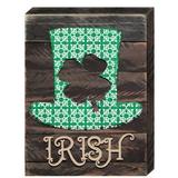 The Holiday Aisle® Irish Hat Wall Décor in Brown/Green | 12 H x 9 W x 2 D in | Wayfair C991FB96BFC648108DC67103DF99313C