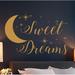 Decal House Sweet Dreams Quote Nursery Wall Decal Vinyl in Brown | 22 H x 33 W in | Wayfair s65gold