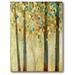 Courtside Market Modern Trees II Painting Print on Wrapped Canvas in Brown/Green | 20 H x 16 W x 1.5 D in | Wayfair WEB-G153