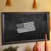 Darby Home Co Wall Mounted Chalkboard Wood/Manufactured Wood in Black/Brown | 22 H x 100 W x 1 D in | Wayfair DRBC8953 33966091