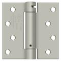 Deltana 4" H x 4" W Steel Single Spring Door Hinge in Gray | 4 H x 4 W x 0.75 D in | Wayfair DSH44U15