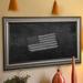 Lark Manor™ Chalkboard Manufactured Wood in Black/Brown | 18 W x 1 D in | Wayfair DRBC8956 33966197