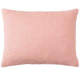 CompanyC Waffle Weave Cotton Blend Envelope Sham Cotton Blend in Pink | 21 H x 38 W in | Wayfair 10808-PINK-KING