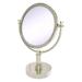 Allied Brass Vanity Top Modern & Contemporary Magnifying Make-Up Mirror Metal in Gray | 15 H x 8 D in | Wayfair DM-4G/4X-PNI
