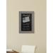 Darby Home Co Wall Mounted Chalkboard Manufactured Wood in Black/Brown | 29 H x 17 W x 0.75 D in | Wayfair DRBC8981 33966952