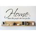 Design W/ Vinyl Home Where the People Who Love You Live Wall Decal Vinyl in Black | 8 H x 20 W in | Wayfair OMGA301855