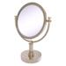 Allied Brass Vanity Top Modern & Contemporary Magnifying Make-Up Mirror Metal in Gray/Black | 4x | Wayfair DM-4G/4X-PEW