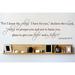 Design W/ Vinyl "For I Know the Plans I Have for You, Declares the Lord" Jeremiah 2911 Wall Decal" Metal in Brown | 10 H x 40 W in | Wayfair