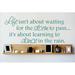 Design W/ Vinyl Life Isn't About Waiting for the Storm To Pass.. It's About Learning To Dance In the Rain Wall Decal Vinyl in Green | Wayfair