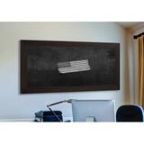 Darby Home Co Wall Mounted Chalkboard Wood in Black/Brown | 66 H x 24 W x 0.75 D in | Wayfair DRBC8978 33966894