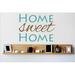 Design W/ Vinyl Home Sweet Home Wall Decal Vinyl in Green/Blue/Brown | 20 H x 20 W in | Wayfair OMGA272269