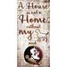 Fan Creations NCAA Team 'House is Not a Home Sign' Textual Art on Wood in Brown | 12 H x 6 W x 0.25 D in | Wayfair C0867-Florida State