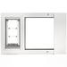 Endura Flap Pet Doors Endura Flap Thermo Sash 3E Pet Door Metal in White | 21.5 H x 40 W x 1 D in | Wayfair 07PPC08 GW