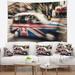 East Urban Home Polyester Cityscape UK Cab in London Tapestry w/ Hanging Accessories Included Metal in Black/Brown/Gray | 32 H x 39 W in | Wayfair
