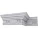 Ekena Millwork Versailles Bow & Ribbon 4 1/4"H x 96 1/8"W x 2 1/2"D Crown Molding Urethane | 4.25 H x 96.13 W x 2.5 D in | Wayfair MLD04X03X05VE