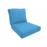 Eddie Bauer Outdoor Lounge Seat/Back Cushion in Blue/Brown | 5 H x 24 W in | Wayfair 11566U-E5426