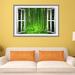 East Urban Home 3D Forest Cling Wall Decal Vinyl in Gray/Green | 18 H x 22 W in | Wayfair 5C2FB8EB9E624E6E8B26838B28728CD6