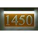 EZ Street Signs 1-Line Lawn Address Sign Plastic in Orange | 6.25 H x 12 W x 2.5 D in | Wayfair 6t-3-w