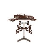 EZ Vane Inc C5 Corvette Weathervane Metal/Steel in Brown/Gray | 28 H x 21 W x 9 D in | Wayfair Car-C5 Corvette Weathervane - Roof Mount