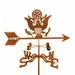 EZ Vane Inc Original Army Weathervane Metal/Steel in Brown/Gray | 28 H x 21 W x 9 D in | Wayfair Army - Original Weathervane - Garden Mount