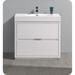 Latinne Ebern Designs 36" Free-Standing Single Sink Bathroom Vanity Base Only Wood/Manufactured Wood in White | 34 H x 36 W x 19 D in | Wayfair