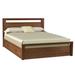 Copeland Furniture Mansfield Storage Platform Bed Metal in Brown/Red | 40 H x 79 W x 84 D in | Wayfair 1-MAN-01-43-STOR
